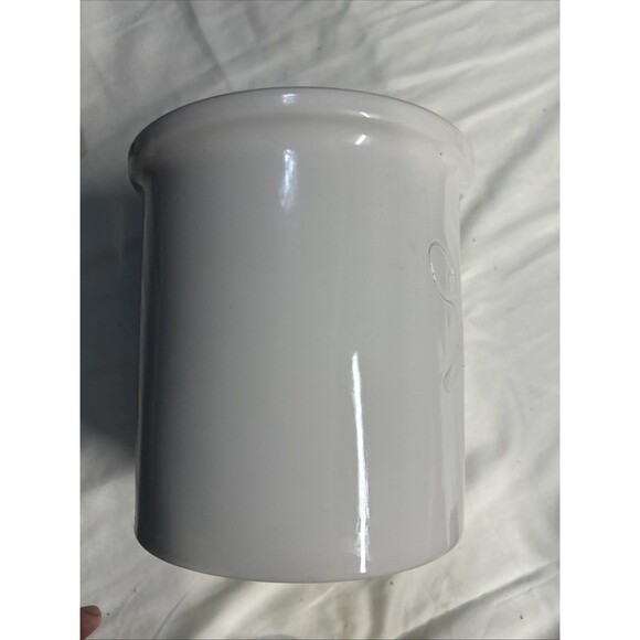 Maioliche Jessica White Ceramic Utensil Holder Made in Italy - Picture 5 of 5